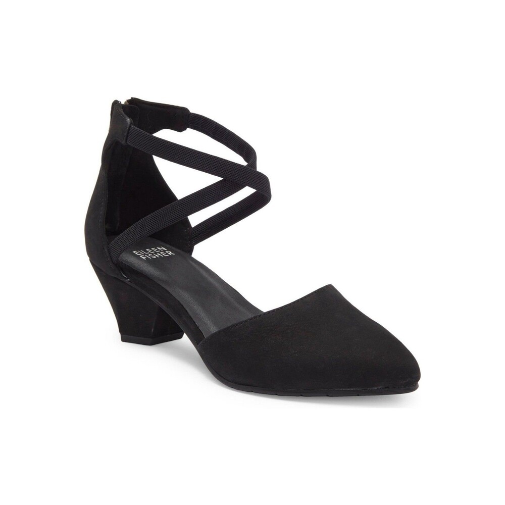 Eileen Fisher Jilly Pump in Black Women Sz 6.5